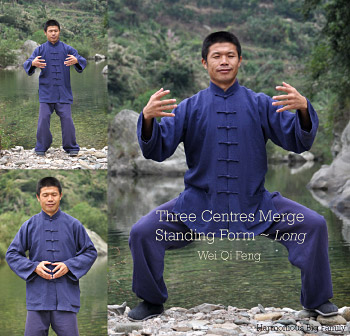 Three Centres Merge Standing Form - long CD Cover